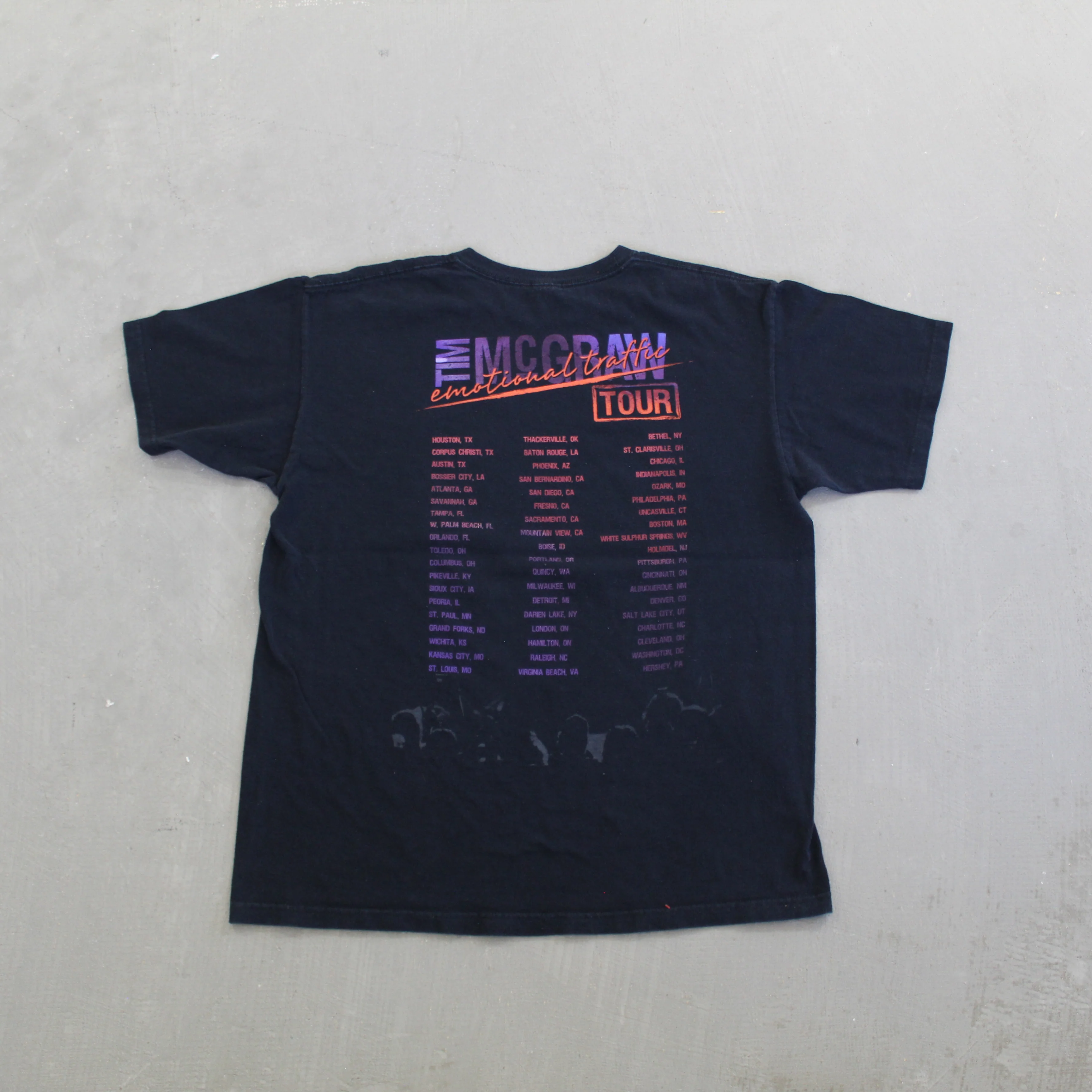 F-  2011 Tim McGraw Emotional Traffic Tour Picture Tee - Image 3