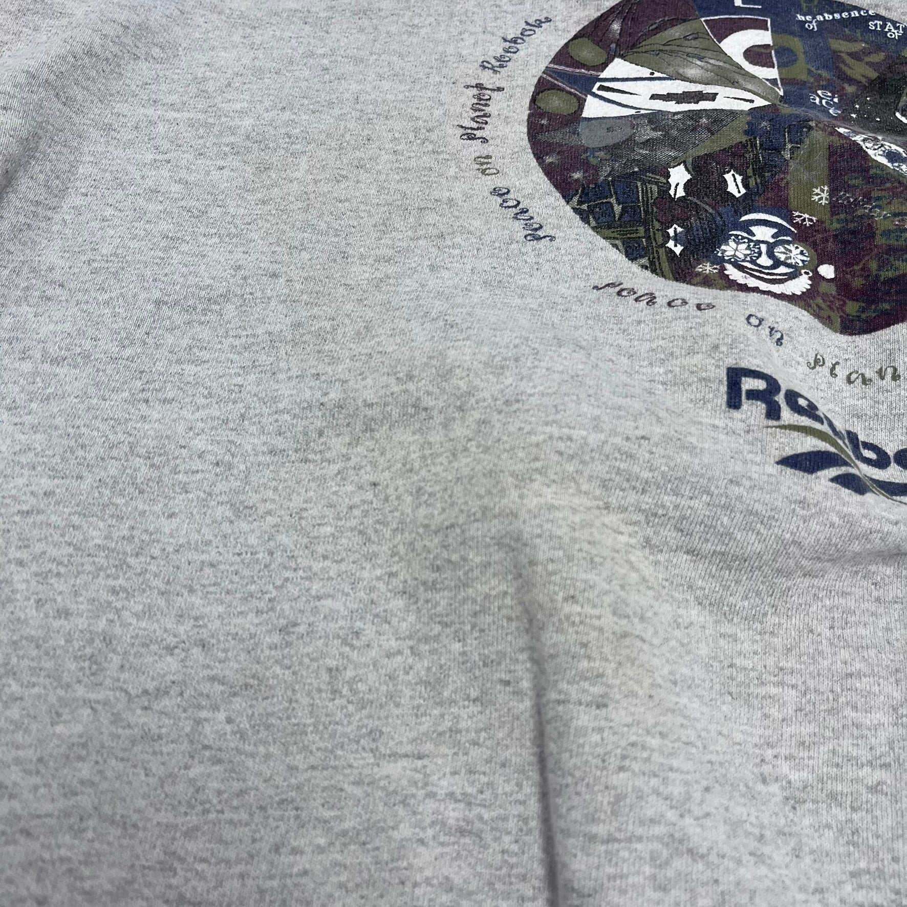 F- Vintage 90s Reebok Graphic Crewneck - Image 4