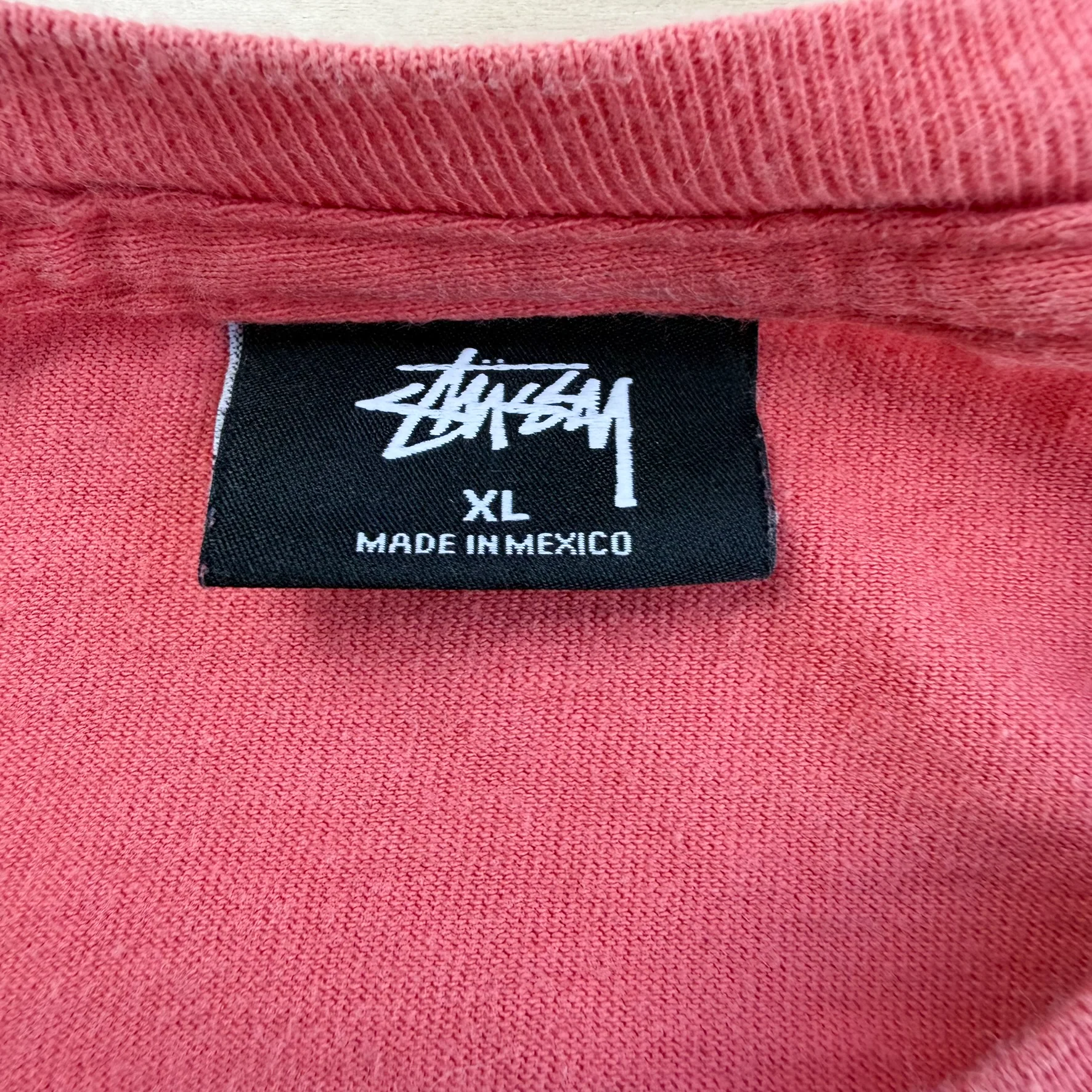 J- Stussy Logo Text Tee - XL - Image 5