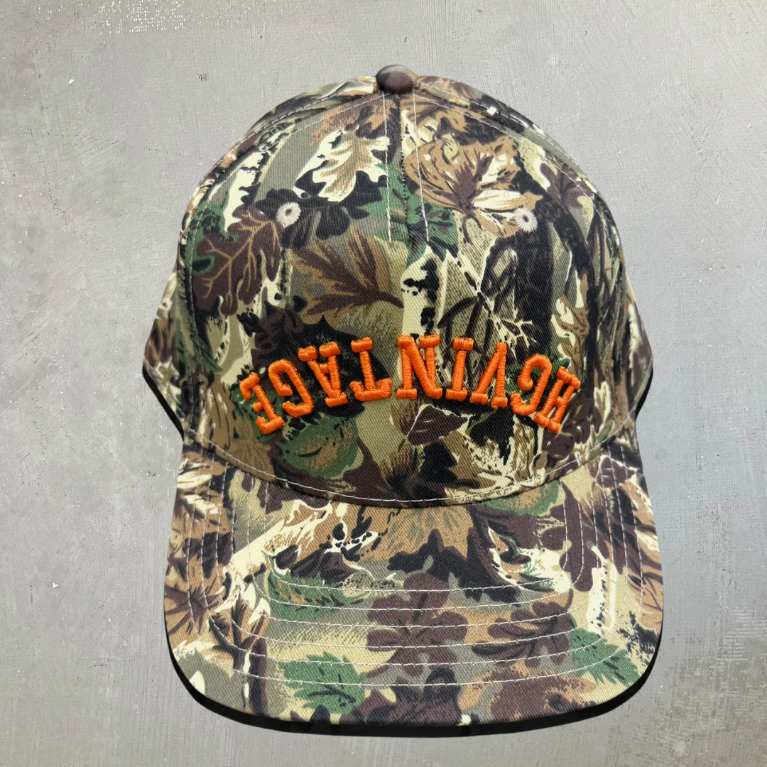 HGV Reverse Logo Camo 5 Panel Snapback Hat - Image 3